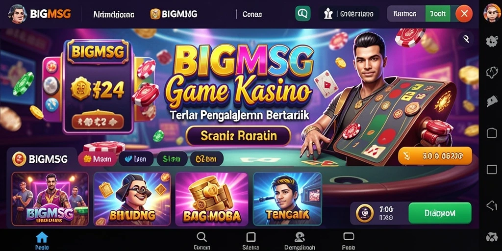 Tampilan menarik dan gameplay seru dari BIGMSG.