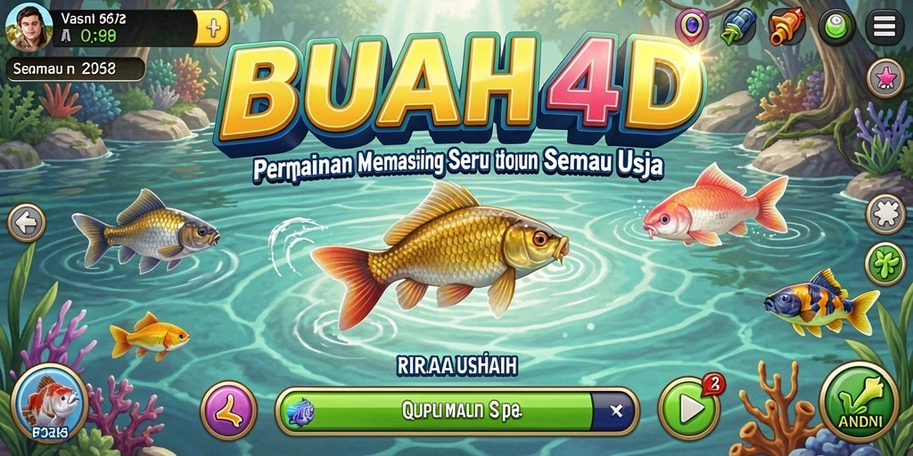 Tangkapan ikan yang memukau dari gameplay BUAH4D.