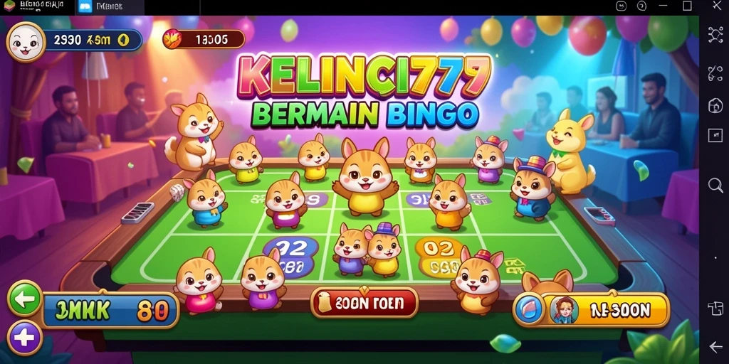 Tampilan screenshot KELINCI777 menampilkan gameplay Bingo yang seru.