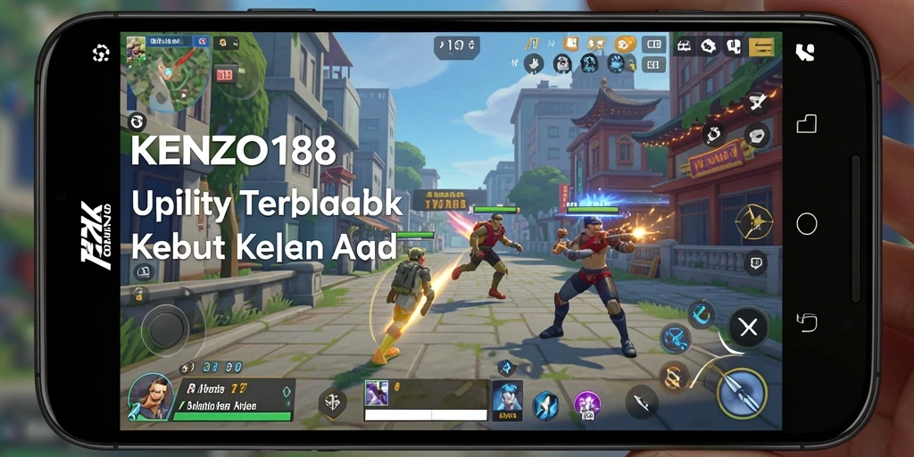 Tampilan antarmuka KENZO188 yang sederhana dan efektif.
