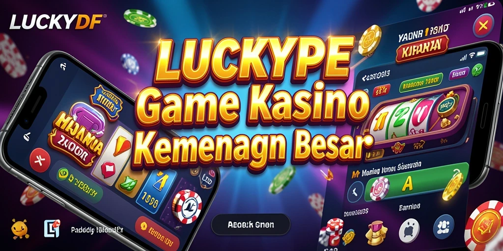 Tampilan menarik dari gameplay Kasino LUCKYDF yang mendebarkan.
