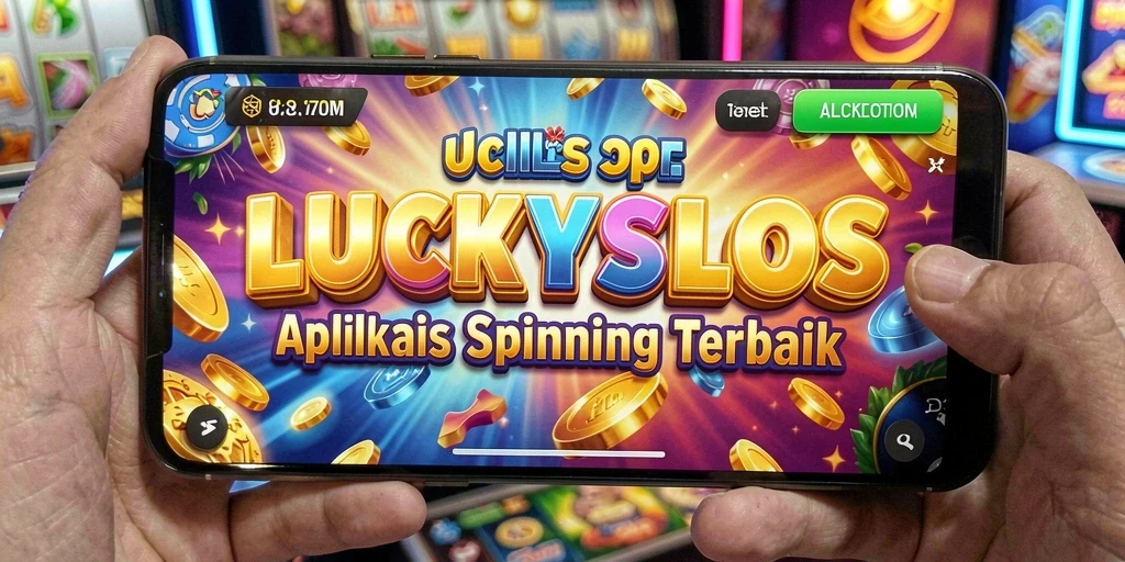 Screenshot utama LUCKYSLOTS menunjukkan antarmuka yang ramah pengguna.