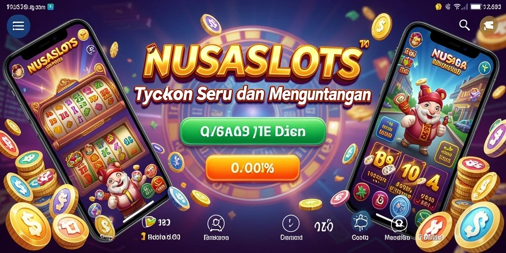 Tampilan gameplay NUSASLOTS yang seru dan penuh warna