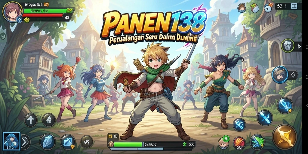Screenshot gameplay PANEN138 menampilkan petualangan seru dalam dunia Anime.