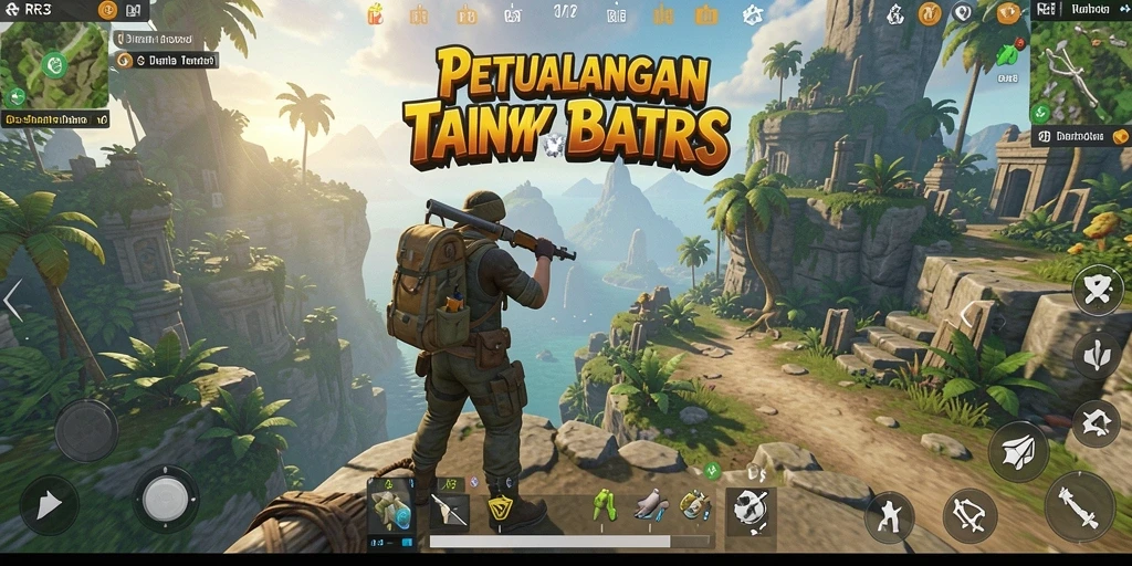 Tampilan gameplay terbuka dengan banyak aktivitas menarik.