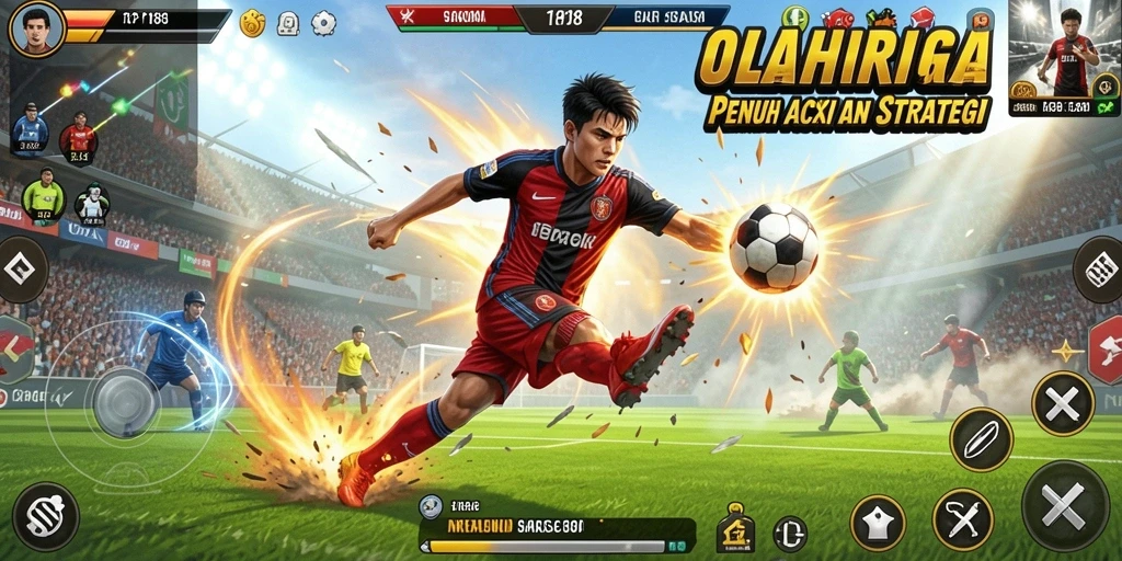Tampilan gameplay seru di TKP188 dengan aksi olahraga yang dinamis.
