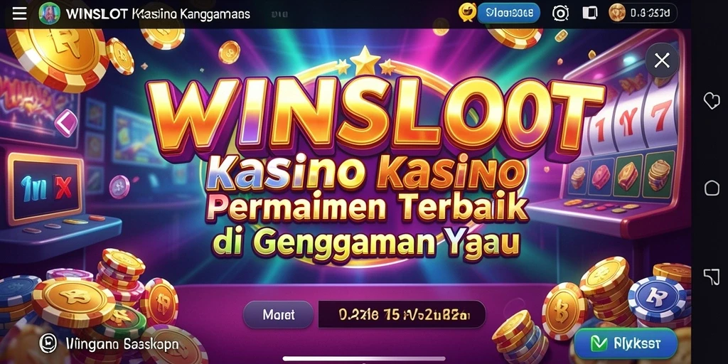 Tampilan gameplay WINSLOT yang menegangkan dan penuh warna.